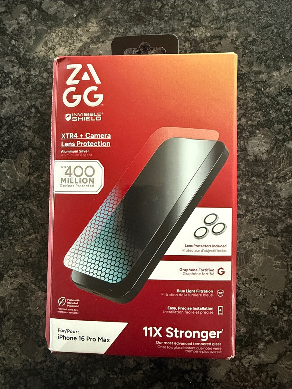 ZAGG XTRA + Camera Lens Protection